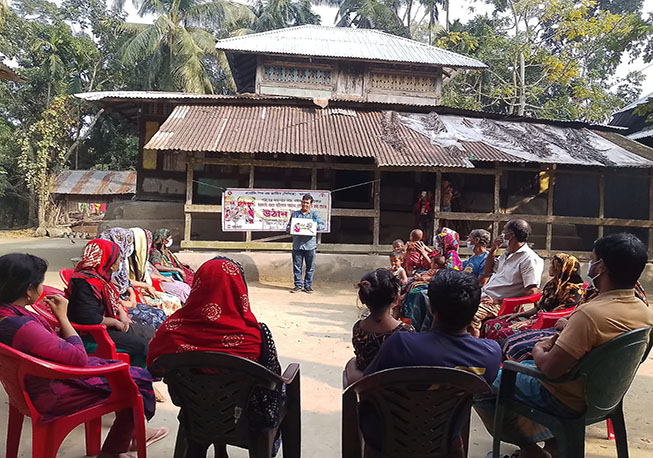Courtyard Meeting-Ward No-04, Chenchri Rampur Union, Kathalia, Jhalokathi