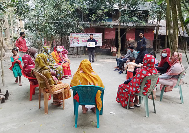 Courtyard  Meeting- Ward No-01, Amua Union, Kathalia, Jhalokathi