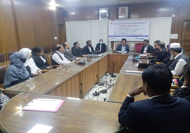 Quarterly meeting with panel lawyer in Dhaka DLAO