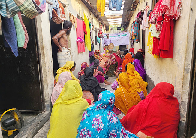 6.6.2023 Female Headed House hold in Duaripara Slum Pallobi, Dhaka